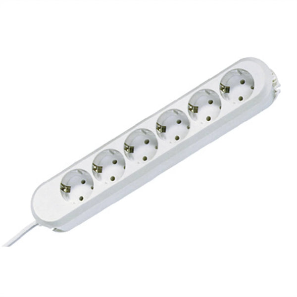 BACHMANN SMART Steckdosenleiste 6x Schutzkontakt, weiß, 3 m (NEUWARE)